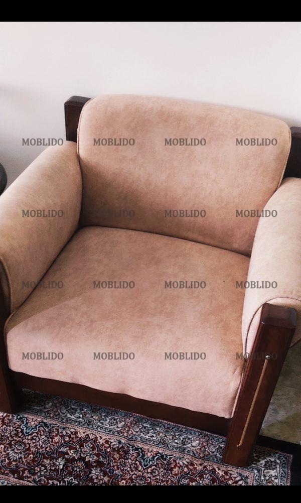 مبلمان راحتی چوب راش تمیز