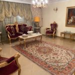 مبلمان چوب گردو،ناهار خوری ۱۰ نفره،پارچه ترک