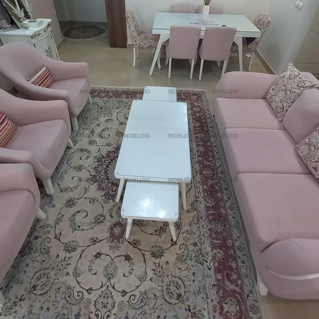 مبل ۶ نفره و ناهار خوری ۶ نفره