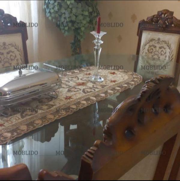 ست مبل و ناهارخوری استیل (چوب تمام راش)