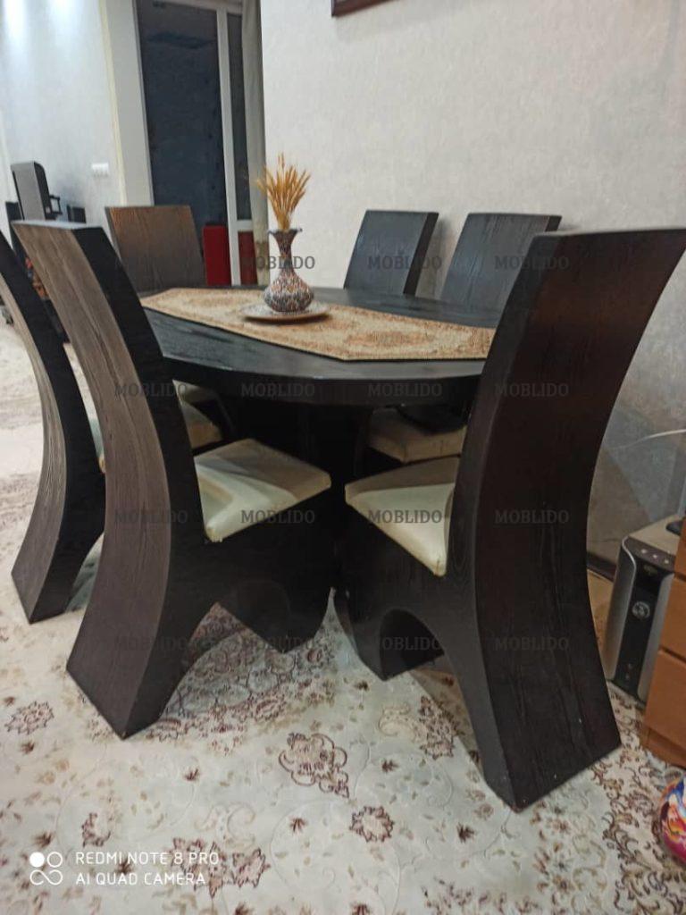 فروش مبل راحتی ۷نفره ومیز ناهارخوری ۶نفره