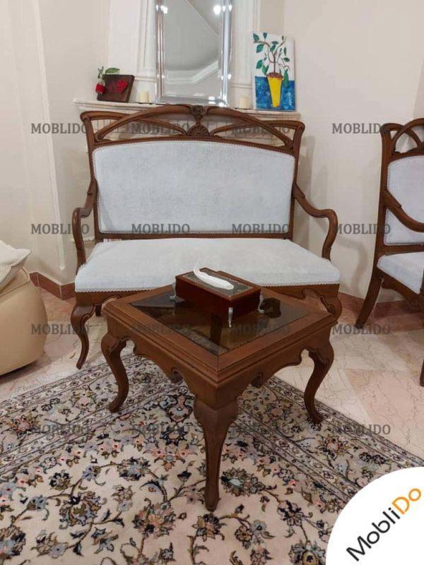 مبل ۷ نفره با ناهارخوری ۸ نفره شیک