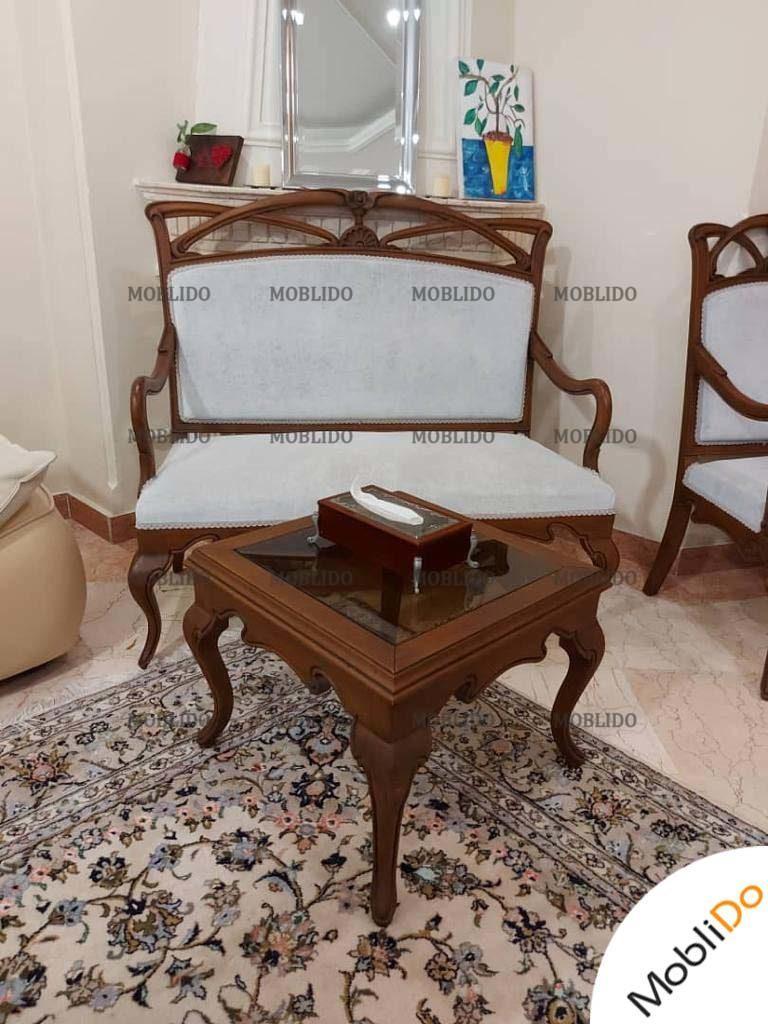 مبل ۷ نفره با ناهارخوری ۸ نفره شیک