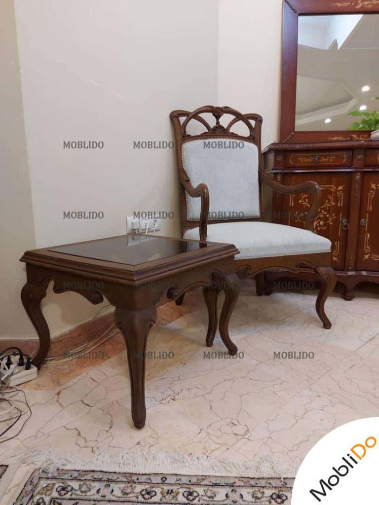 مبل ۷ نفره با ناهارخوری ۸ نفره شیک