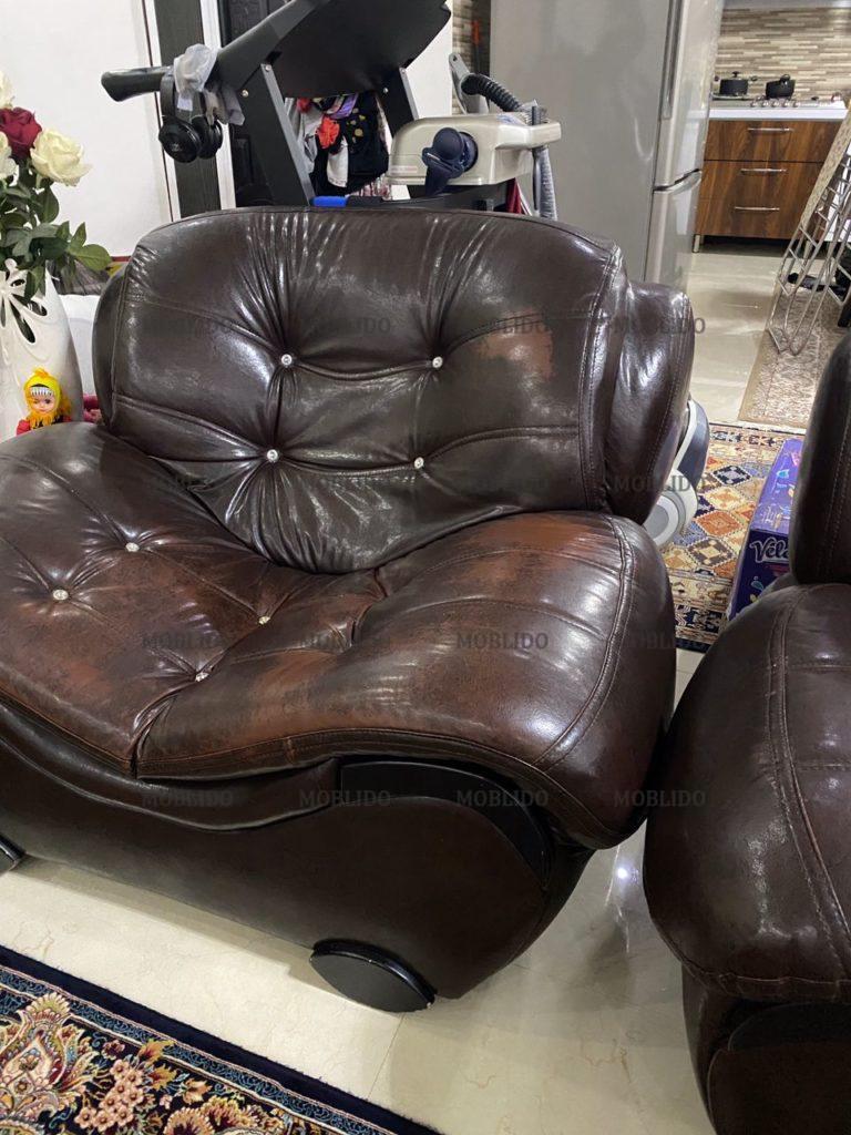 مبل چسترفیلد چرمی