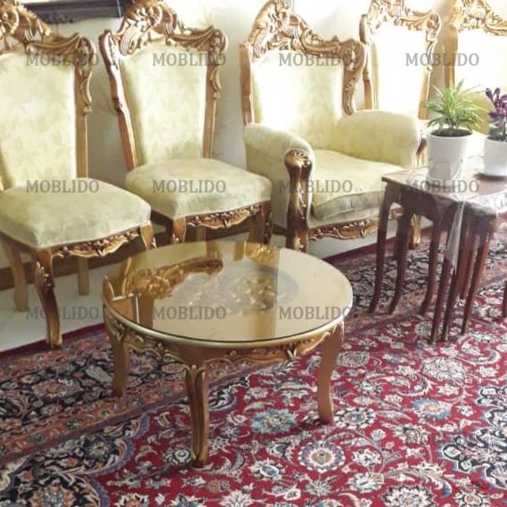 مبلمان استیل ۹ نفره با میز نهارخوری ۱۰ نفره