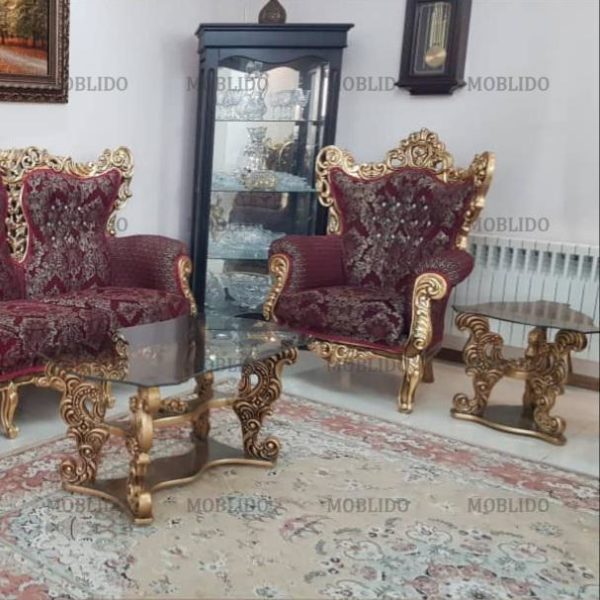 مبل استیل ۹ نفره بسیار زیبا و سالم