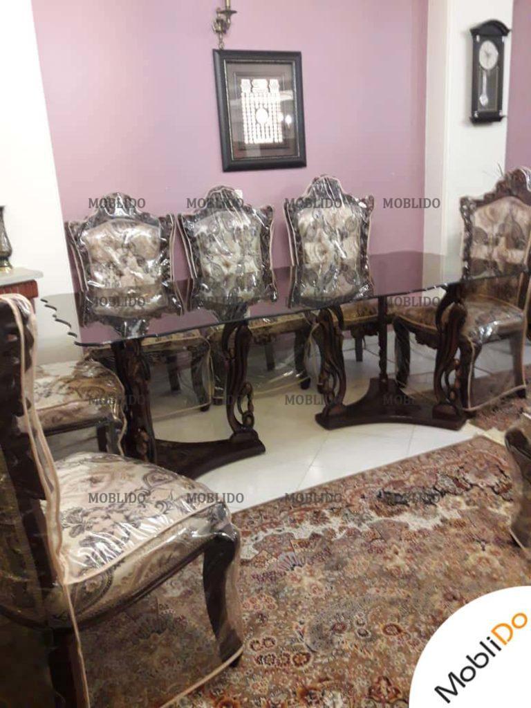 سرویس ناهارخوری استیل ۸ نفره شیک