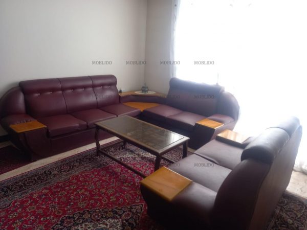مبلمان ۷ نفره با روکش چرم