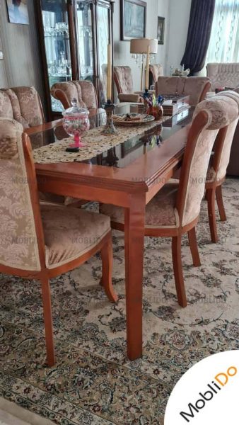 مبل و میز ناهار خوری ۸ نفره