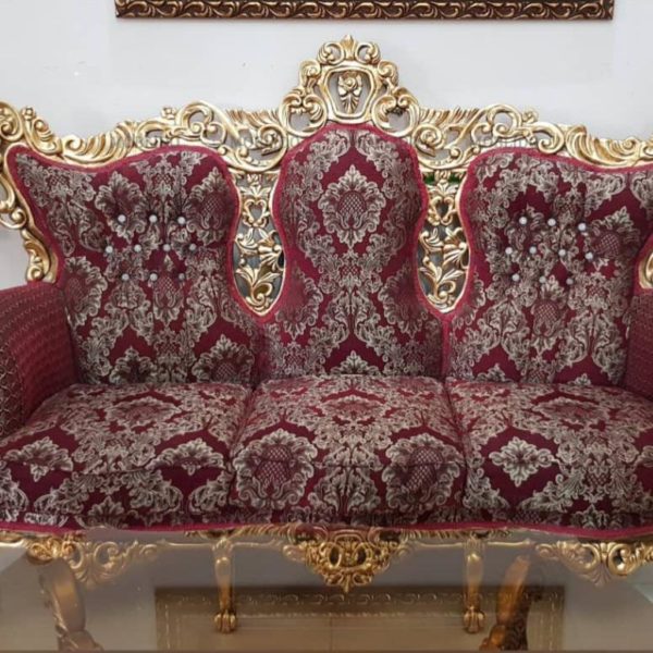 مبل استیل ۹ نفره بسیار زیبا و سالم