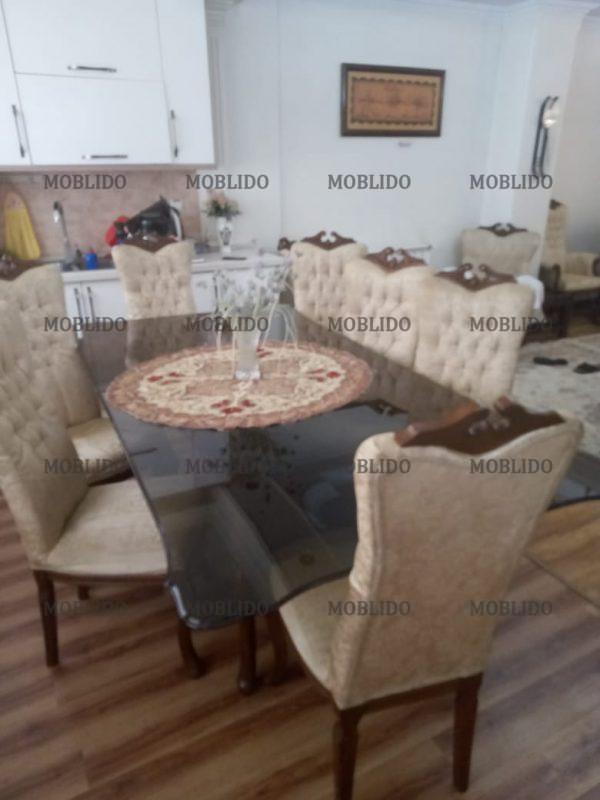 ست مبلمان و میز ناهارخوری و بوفه
