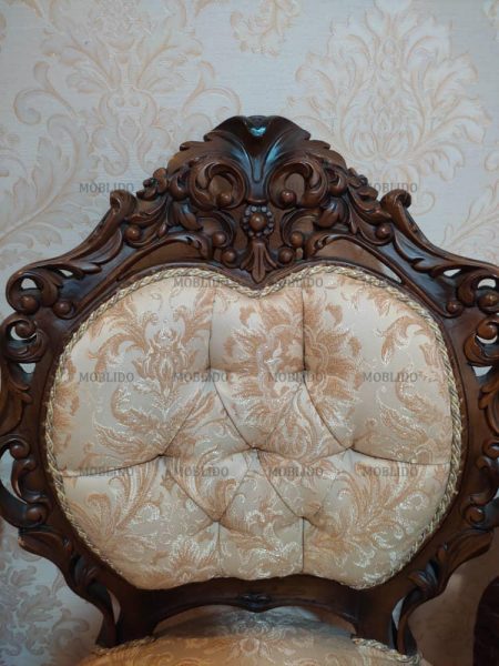 مبلمان و میز نهار خوری سلطنتی چوبی