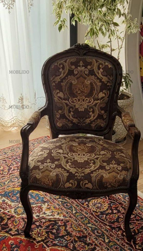 مبلمان استیل  چوب تمام راش فوری فروشی
