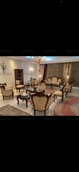 مبلمان و میز نهار خوری سلطنتی چوبی