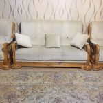 مبلمان راحتی ۱۴نفره چوب کار دست روسی