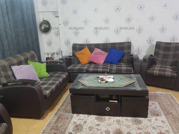 مبلمان محکم طرح چرم