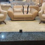 مبل ۷ نفره پارچه و پایه ها نو(تعویض شده)