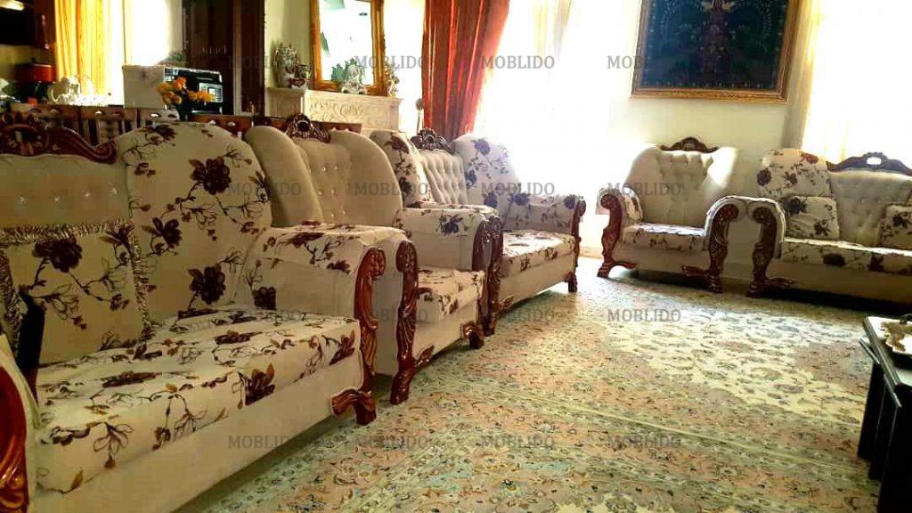 سرویس کامل مبلمان ۹ نفره با ناهارخوری ۸ نفره