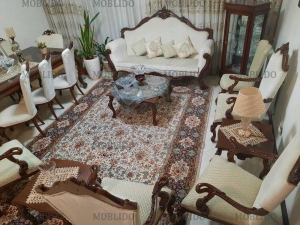 مبلمان ۹ نفره به همراه میزناهار خوری ۸ نفره