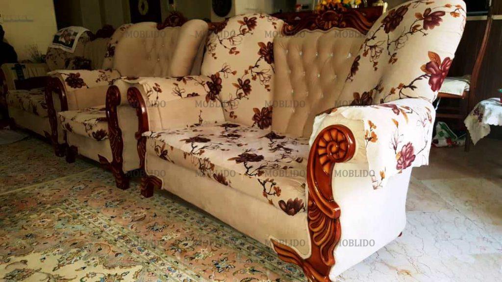 سرویس کامل مبلمان ۹ نفره با ناهارخوری ۸ نفره