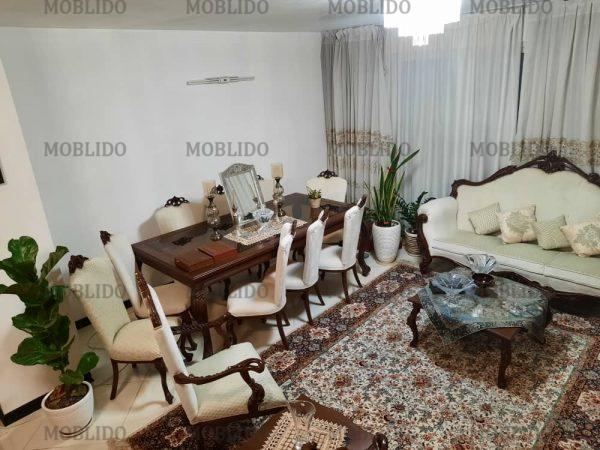 مبلمان ۹ نفره به همراه میزناهار خوری ۸ نفره