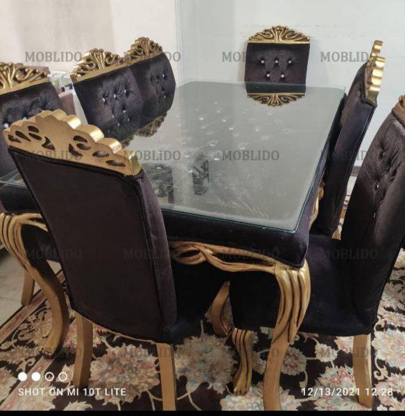 مبلمان راحتی همره میزناهار خوری ۸ نفره