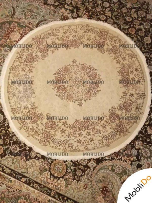 دو عدد قالیچه گرد قطر یک متر