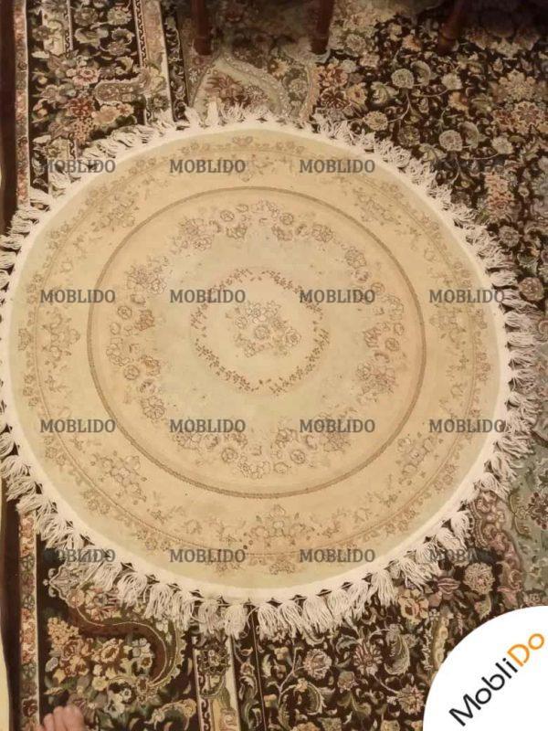 دو عدد قالیچه گرد قطر یک متر