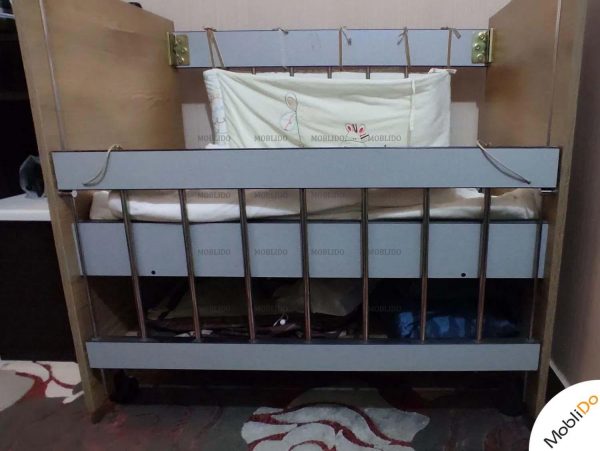 تخت خواب نوزاد و کودک کاربردی و سالم