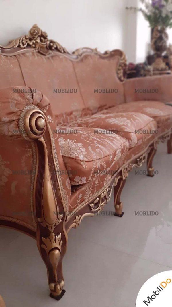 سرویس مبلمان کلاسیک چوب راش زیبا