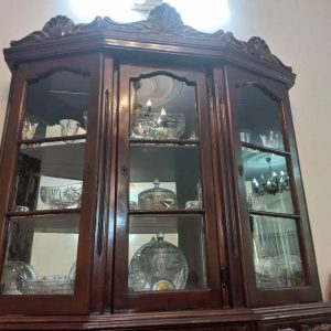 بوفه ویترین قهوه ای سوخته جادار شیک