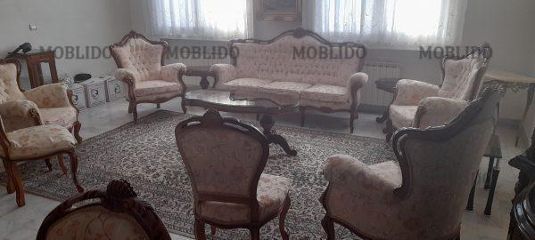 مبل استیل به همراه ناهار خوری