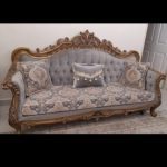 ست مبلمان و میز ناهارخوری ۶نفره کلاسیک طرح سلطنتی