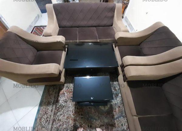 مبل راحتی ۷نفره باعسلی