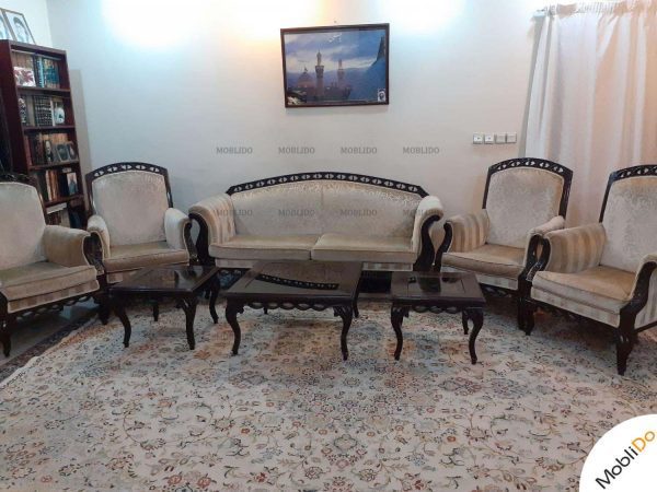 مبل کلاسیک ۷نفره تشک دوبل