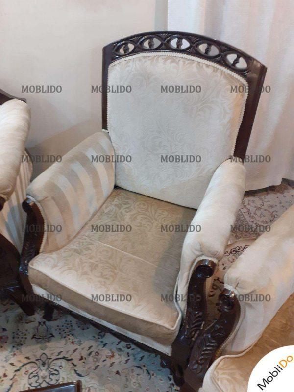 مبل کلاسیک ۷نفره تشک دوبل