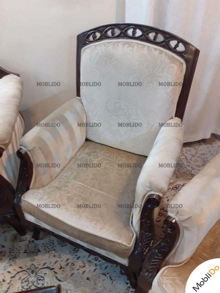 مبل کلاسیک ۷نفره تشک دوبل
