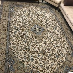 فرش 9متری با کناره بسیار به صرفه و زیبا