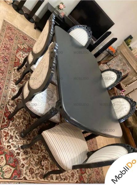 مبلمان ست ۶ نفره کاملا نو و سالم