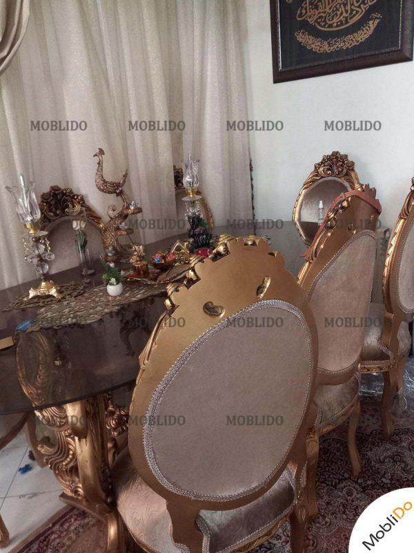 مبل هفت نفره و میز نهارخوری ۸ نفره