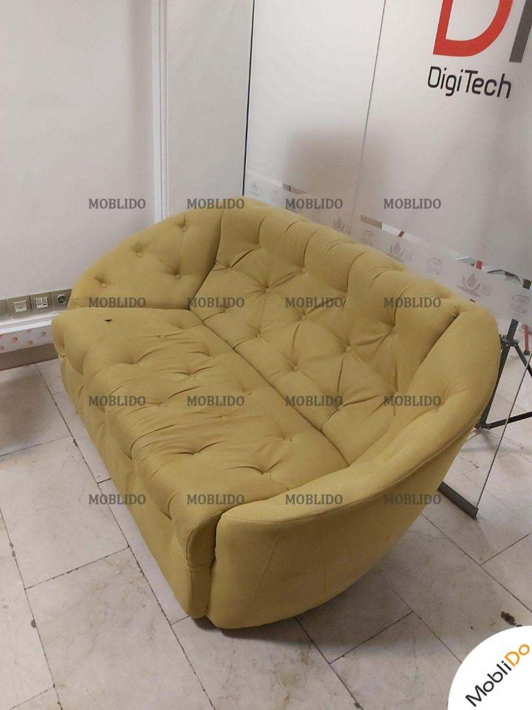 مبل راحتی ۵نفره خردلی