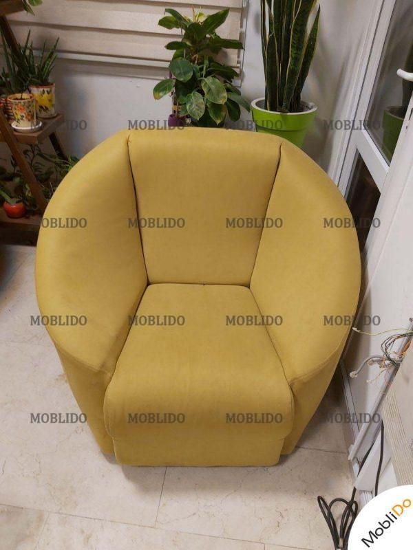 مبل راحتی ۵نفره خردلی