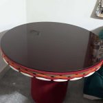 میز ناهار خوری فانتزی مشکی قرمز