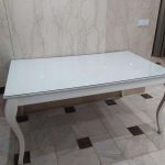 میز غذا نهار ناهار خوری سفید بدون صندلی