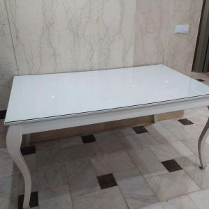 میز ناهار خوری بدون صندلی سفید سالم