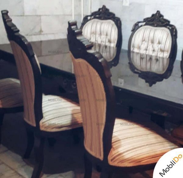 میز ناهار خوری شیک چوبی کلاسیک