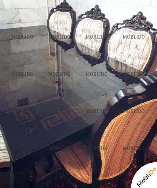 میز ناهار خوری شیک چوبی کلاسیک
