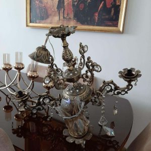 لوستر دو طوقه ای زیبا و سالم
