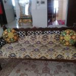 مبل تمام چوب پنج نفره چوب روسی